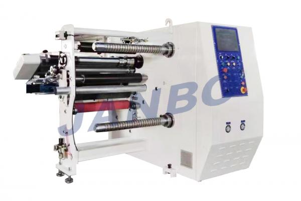 Self-adhesive single-axis slitting machine